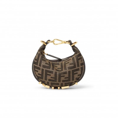 FENDI NANO FENDIGRAPHY 7AS089ANSQF197W (16.5*14*5cm)